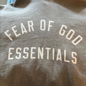 Essentials Heather Gray Sweatshirt